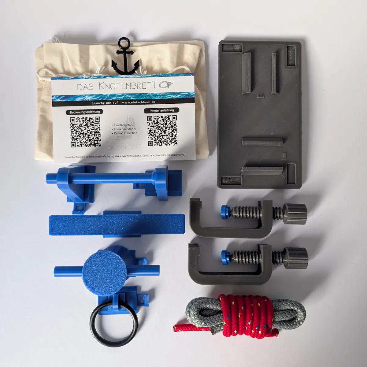 Das Knotenbrett – Frontansicht