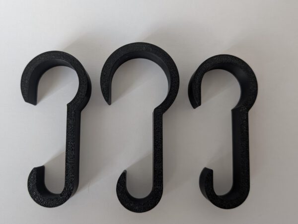 3 Stk. Relinghalter für Landstromkabel