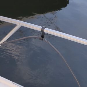 3 Stk. Relinghalter für Landstromkabel